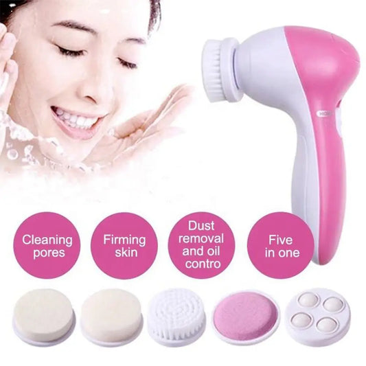 Electric Facial Cleaner 5-in-1