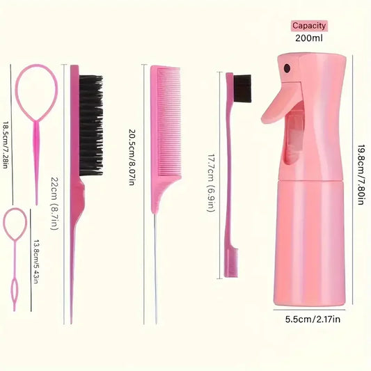 6-Piece Plastic Hair Kit