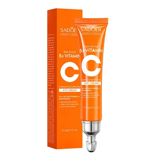 SADOER Vitamin C Eye Cream 30ml tube moisturizing brightening anti-puffiness under-eye cream