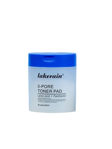 Zero Pore Pad jar with double-textured toner pads showing textured and smooth sides and removable clip on lid