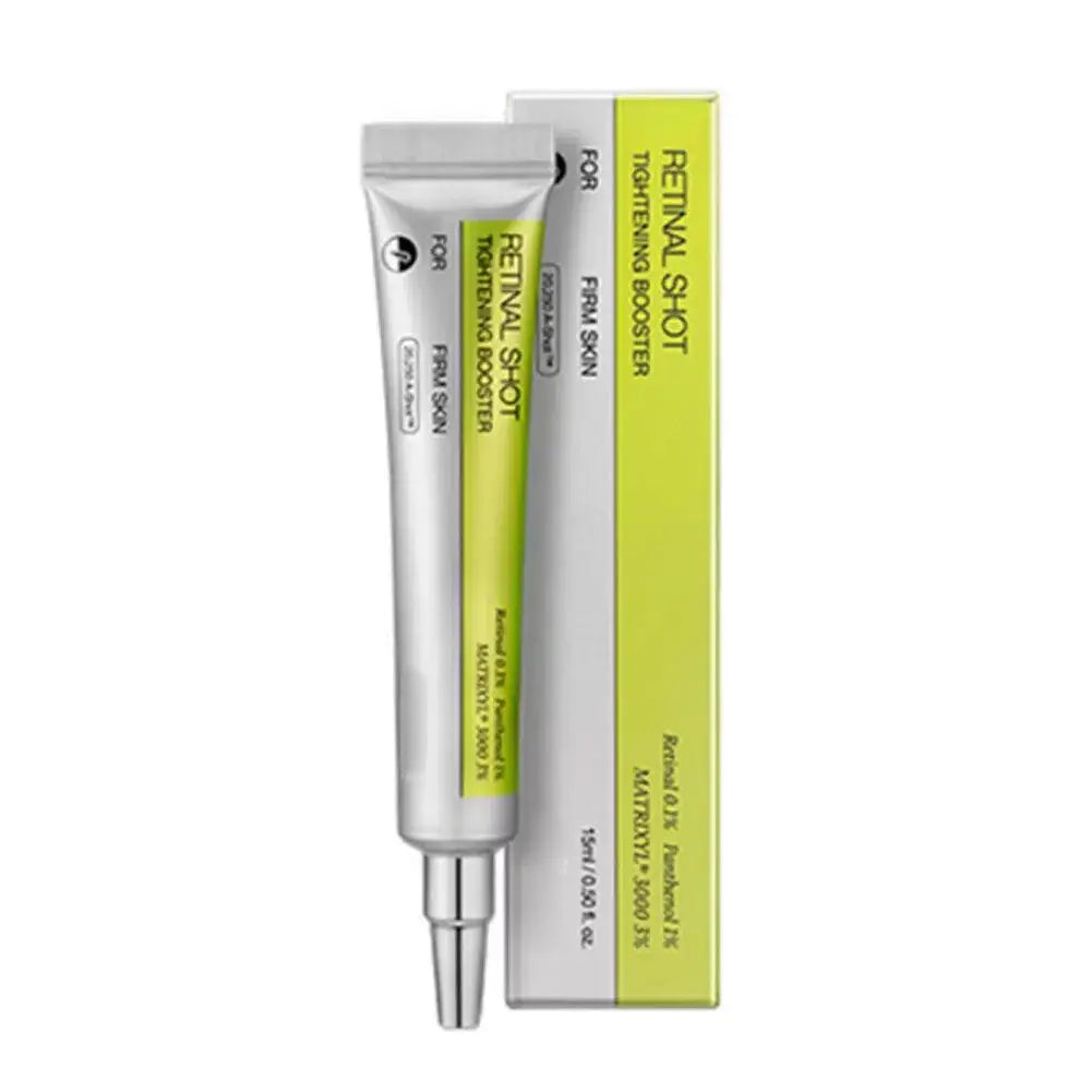 Collagen Retinol Firming Essence 15ml clear bottle labeled collagen retinol fast-absorbing liquid